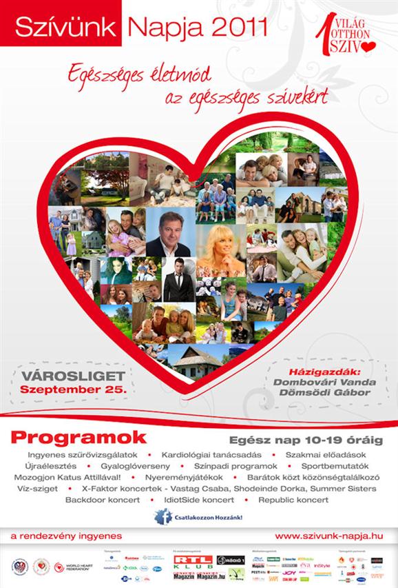Szívünk Napja 2011 plakát