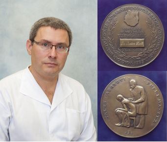 Dr. Sudár Zsolt Géza osztályvezet forvos úr kitüntetése